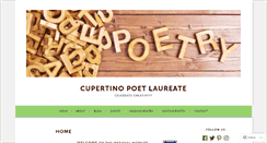 Desktop Screenshot of cupertinopoetlaureate.org