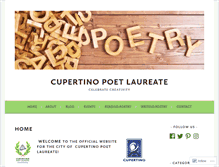 Tablet Screenshot of cupertinopoetlaureate.org